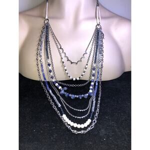 CHLOE + ISABEL indigo dreams multi-strand layered necklace - N158